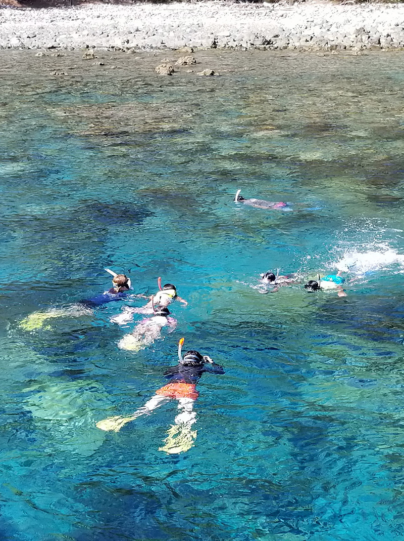 スノーケリング